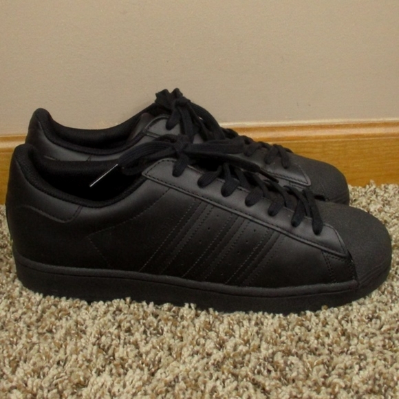 adidas Originals Other - Adidas Originals Superstar Men's 10.5 Black Lace Up Sneakers Shoes